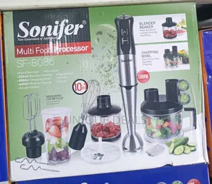 Sonifer Sf-8086 Multi Food Processor and Hand Blender Set