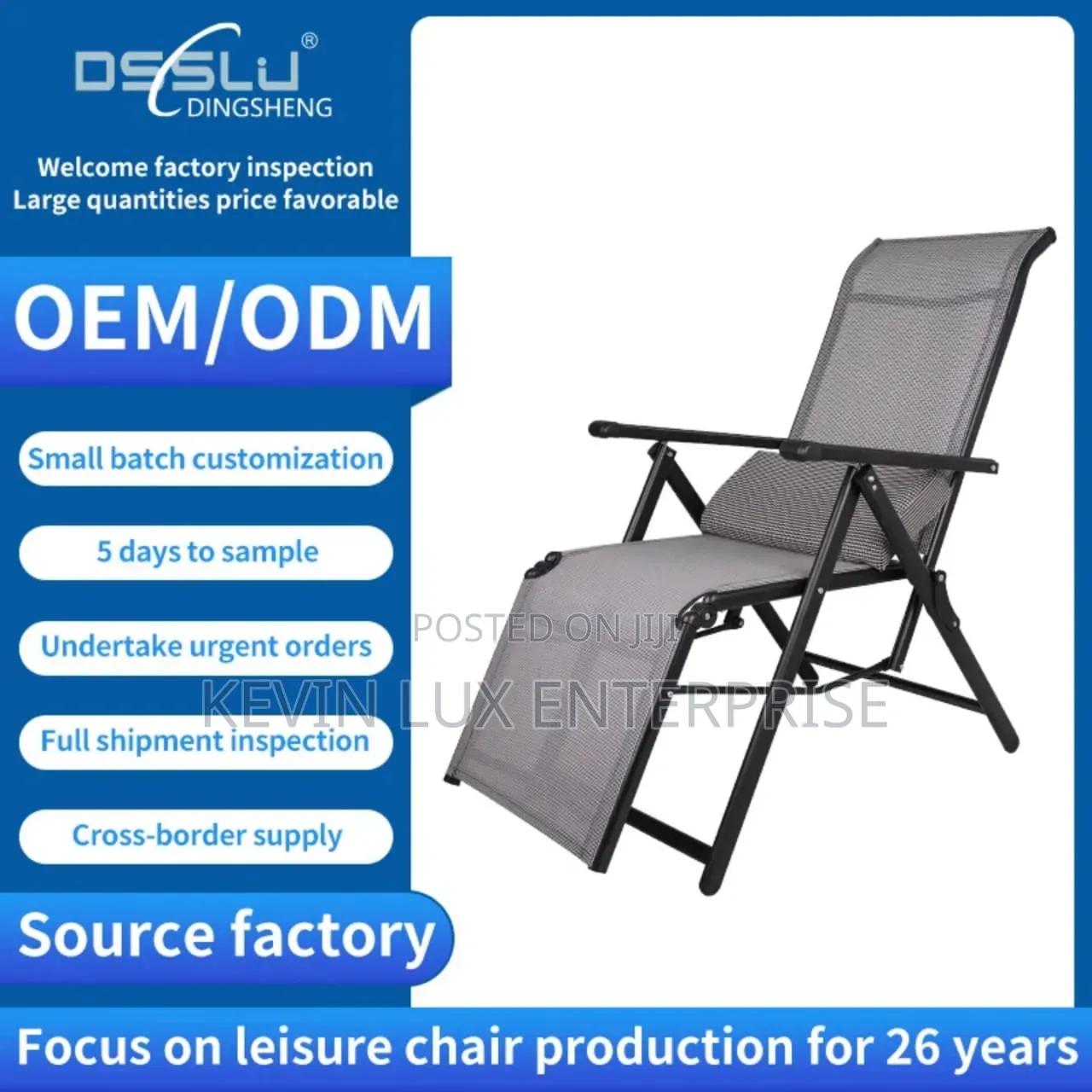 Foldable Chairs With Leg Rester