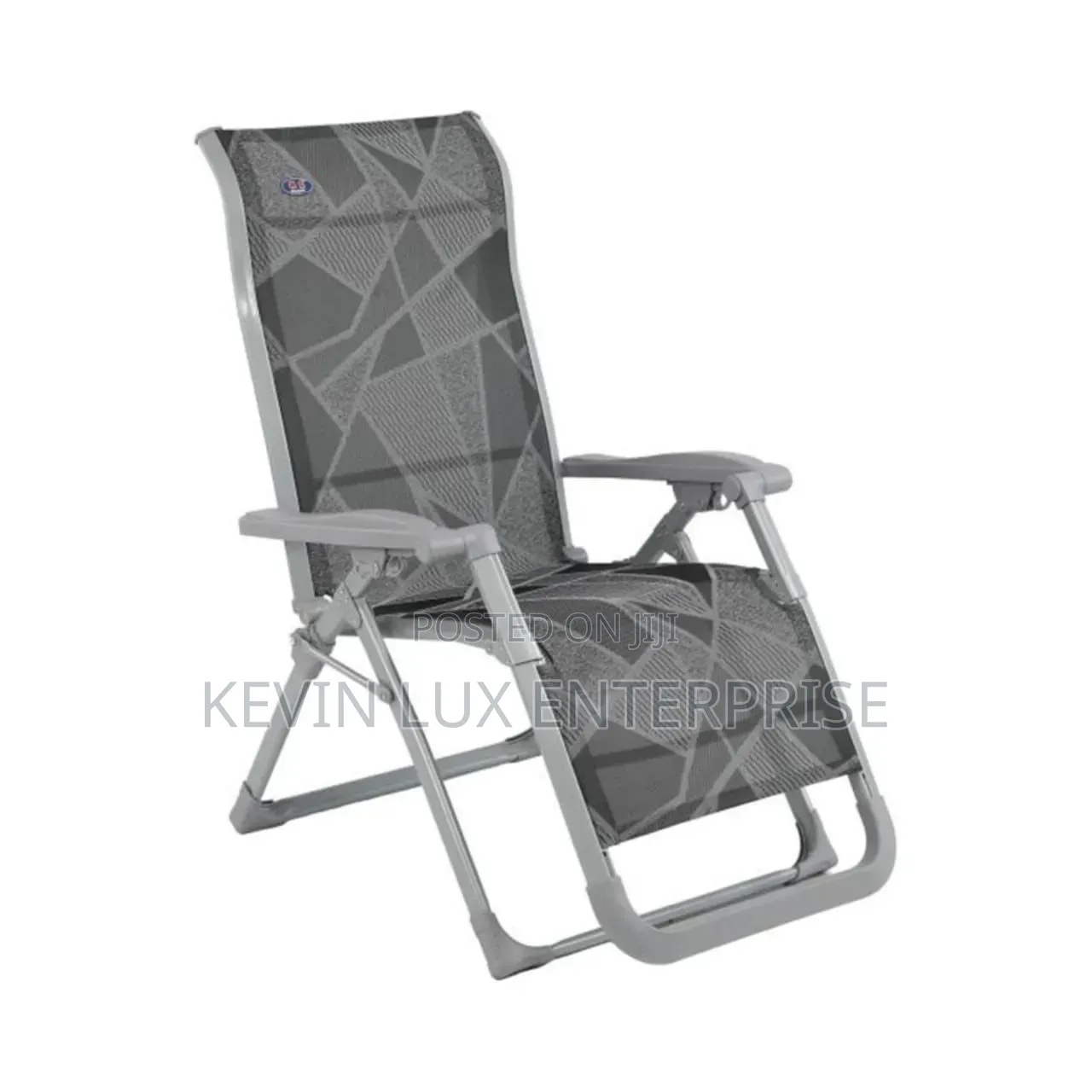 Inclining Foldable Chair With Head Rest