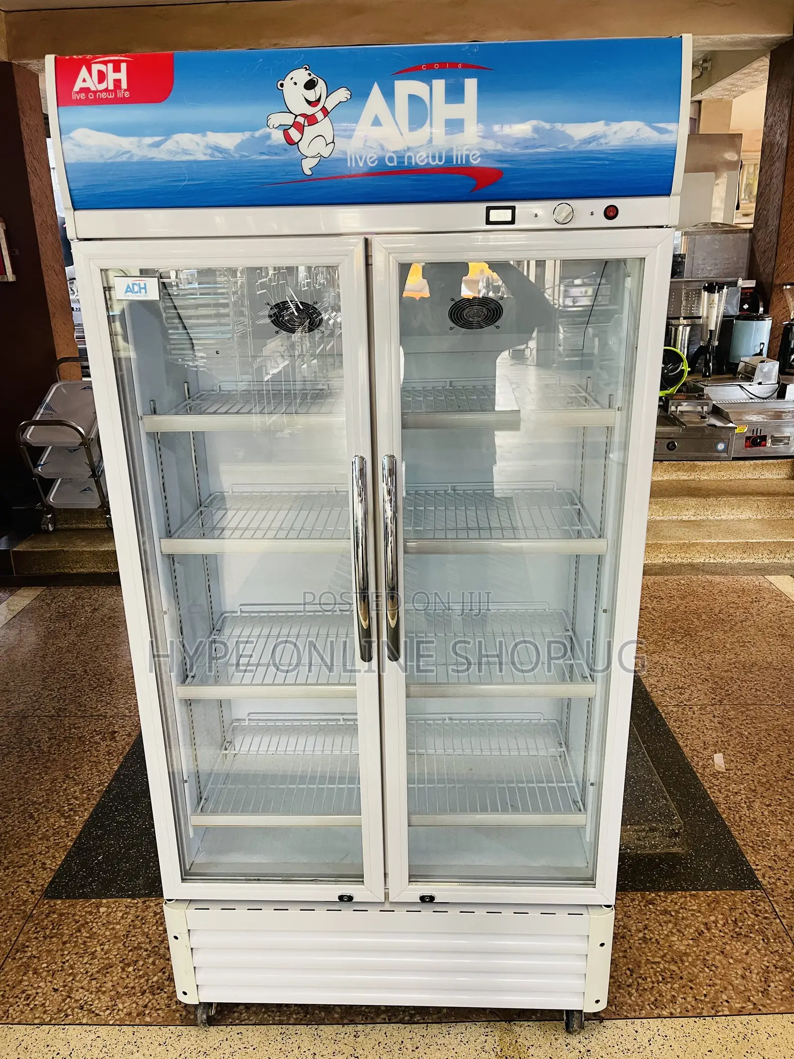 Adh 800l Cold Drinks Imported Used Display Fridge