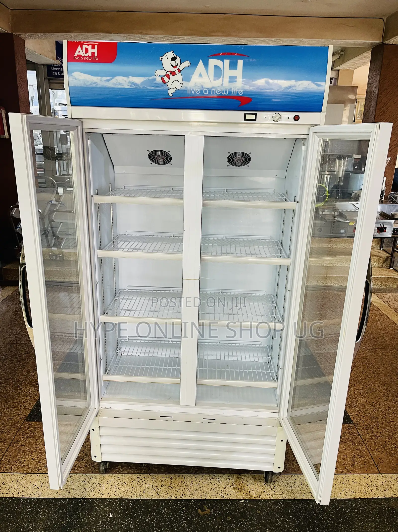 Adh 800l Cold Drinks Imported Used Display Fridge