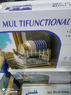 Multifunctional Bowl Rack For An All-in-one Over-sink Stainless