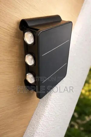 3 Led Solar Wall Security Light Waterproof Motion Sensor Lamp