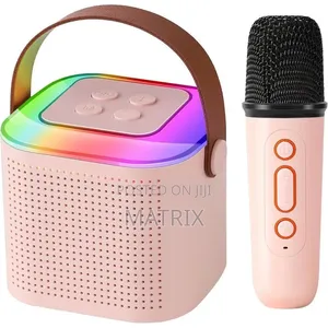 Portable Mini Karaoke Bluetooth Rechargeable Speaker Wireless Mic