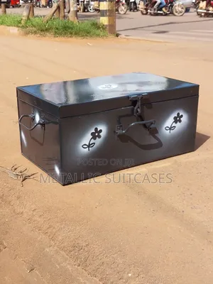Medium Metallic Suitcase