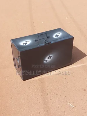 Medium Metallic Suitcase