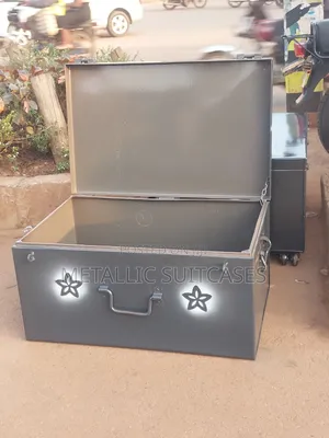 Medium Metallic Suitcase