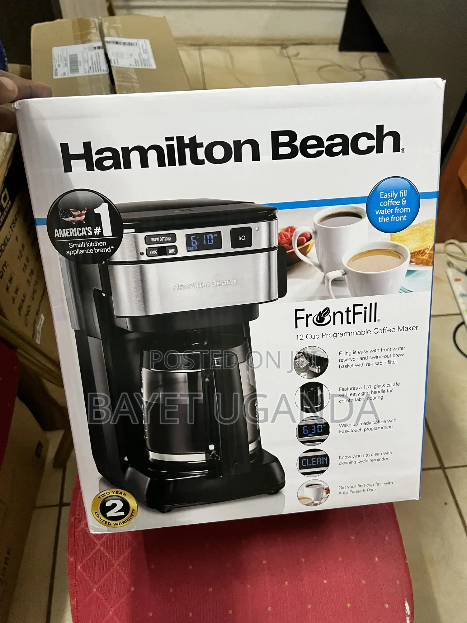 Hamilton Beach Frontfill 12 Cup Programmable Coffee Maker