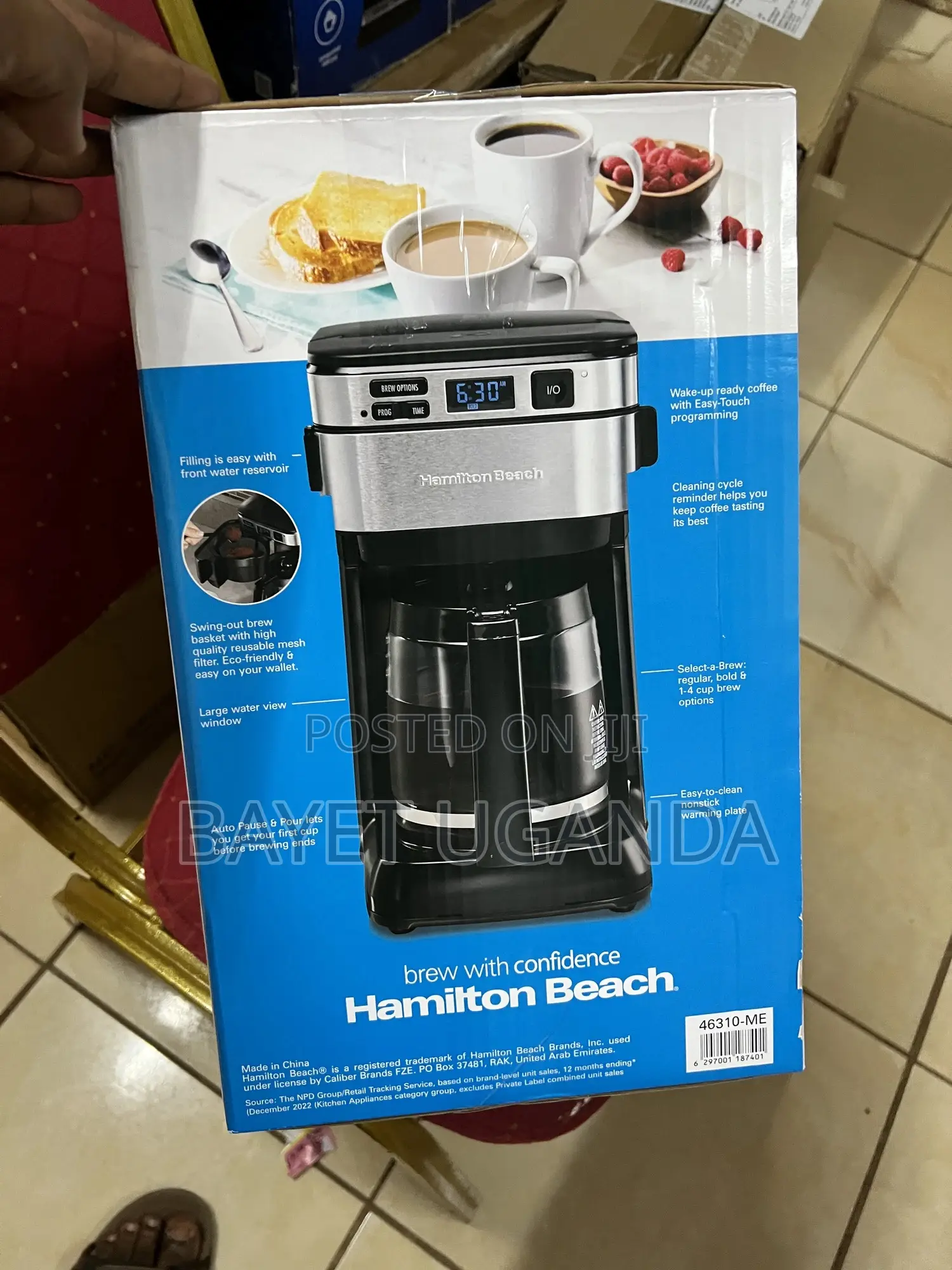 Hamilton Beach Frontfill 12 Cup Programmable Coffee Maker