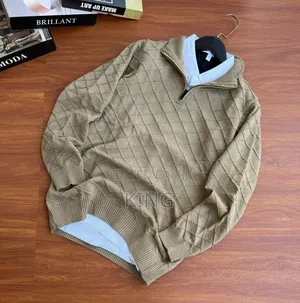 Please Patterns Quater-Zip Sweater
