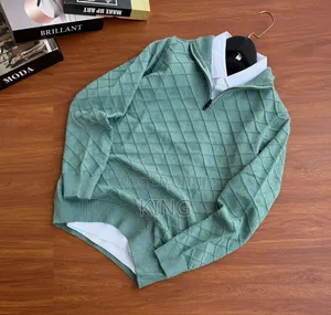 Please Patterns Quater-Zip Sweater
