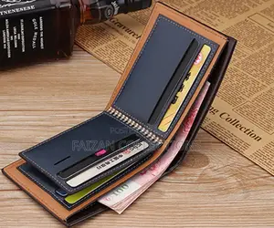 Men's Leather Wallet. Coffee Brown