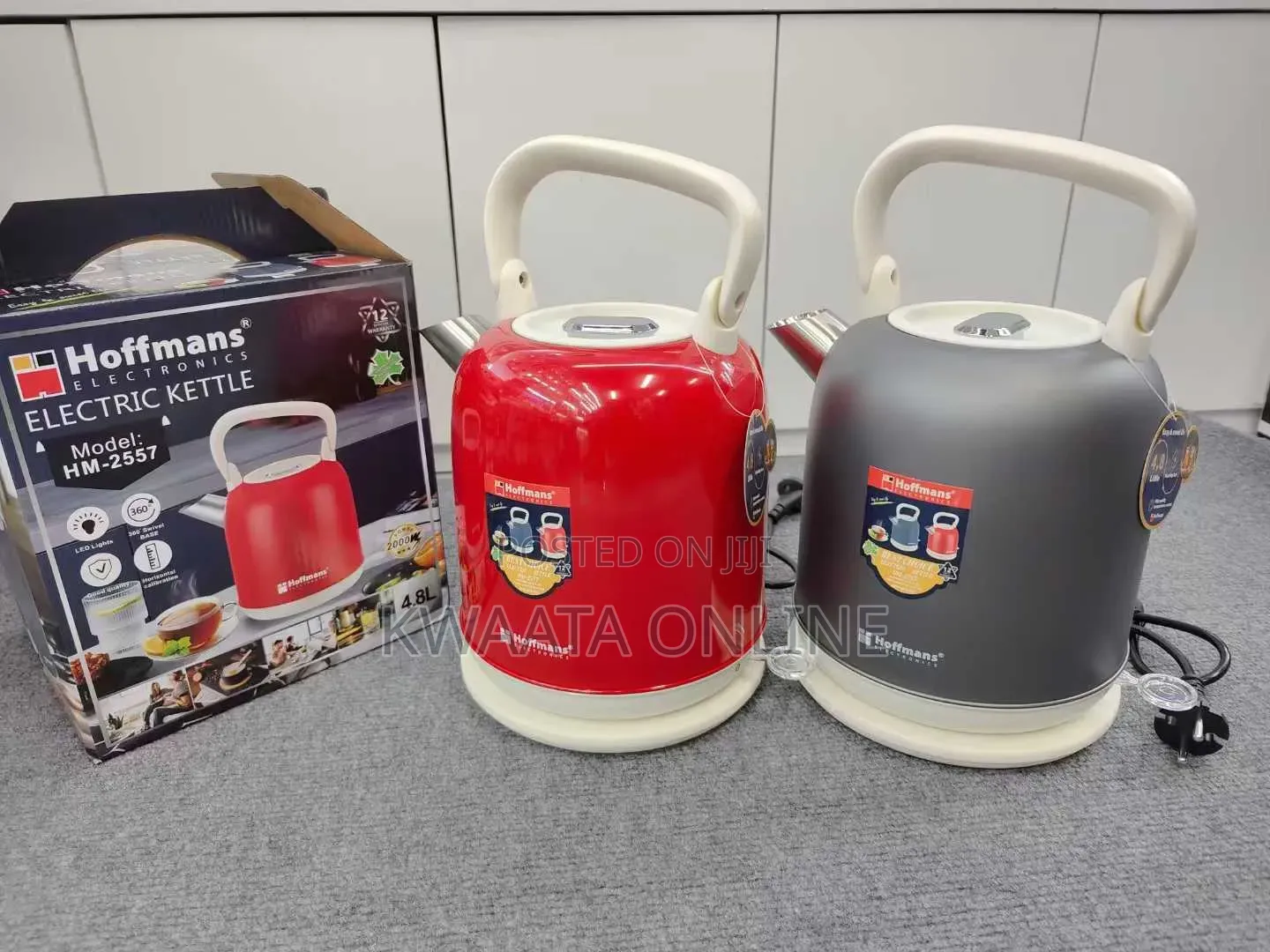 4.8l Hoffmans Electric Premium Kettle Hm- 2557