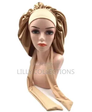 Satin Ribbon Sleeping Bonnet