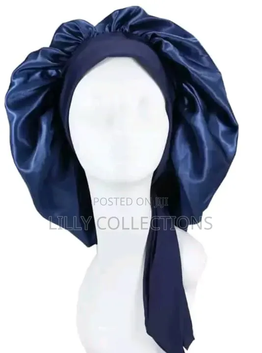 Satin Ribbon Sleeping Bonnet
