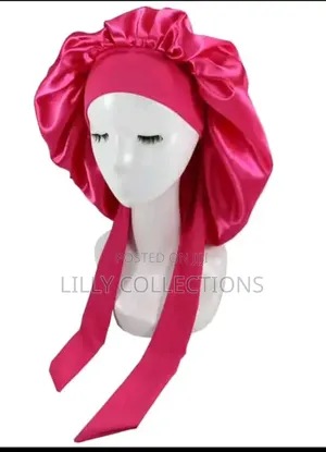 Satin Ribbon Sleeping Bonnet