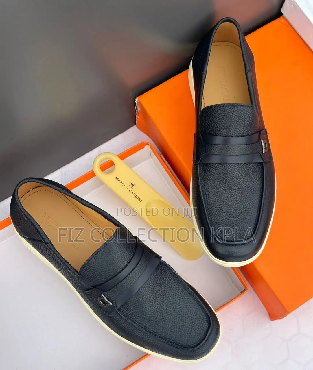 Feragamo Navy Luxe