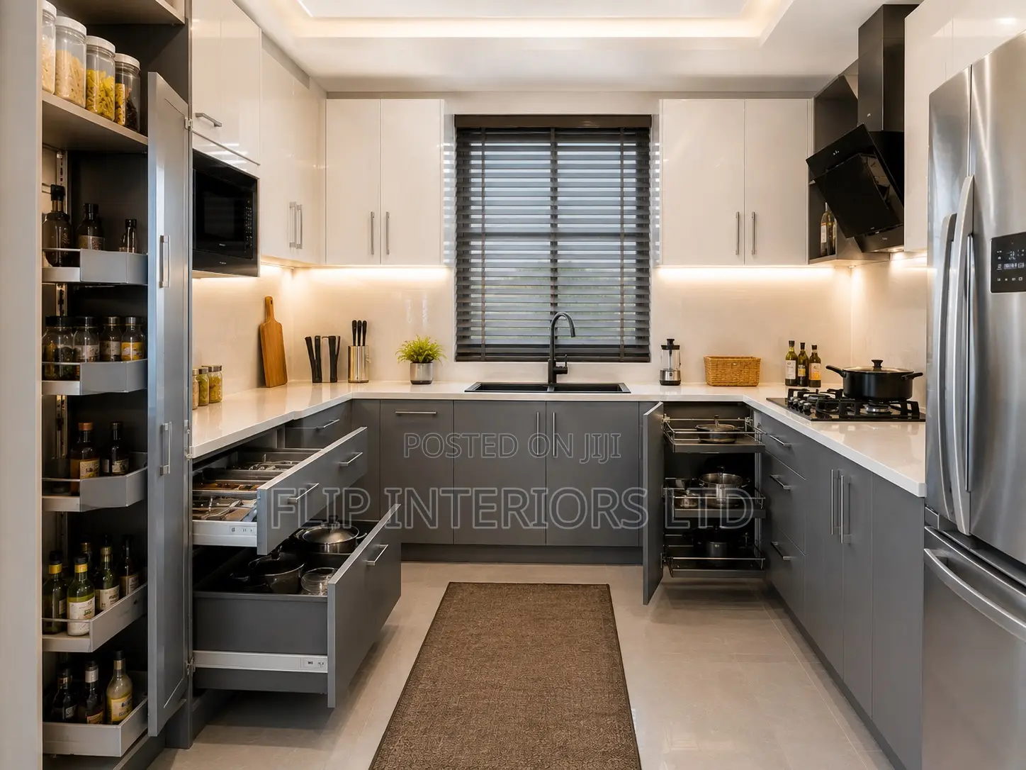 Smart Kitchen Storage Cabinet Solutions