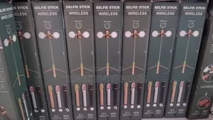 Broadcast Selfie Sticks With Integrated Tripods.