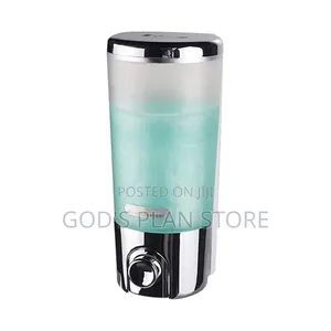 Plastic Mirror Finish Soap Dispenser Shower Lotion Gel Dispenser
