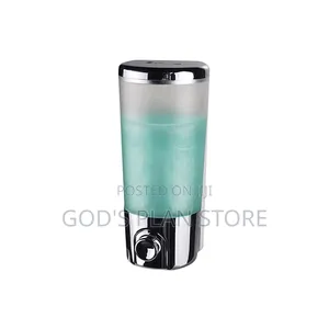 Plastic Mirror Finish Soap Dispenser Shower Lotion Gel Dispenser