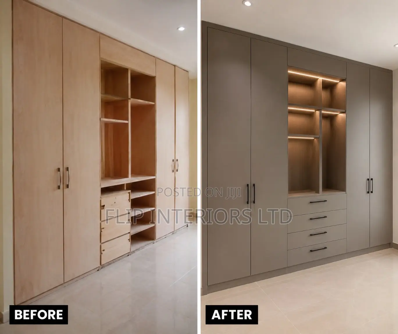 Premium Wardrobe Finishing Services