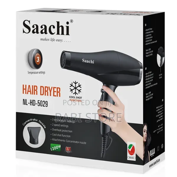Saachi High Efficiency Electric Hair Dryer