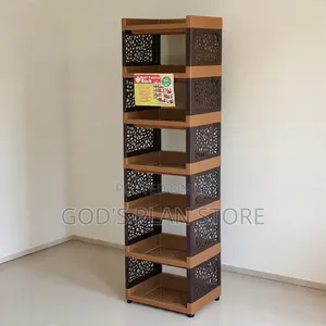 7 Layers/7tiers Plastic Kitchen Storage Cabinet/Storage Rack Trolley