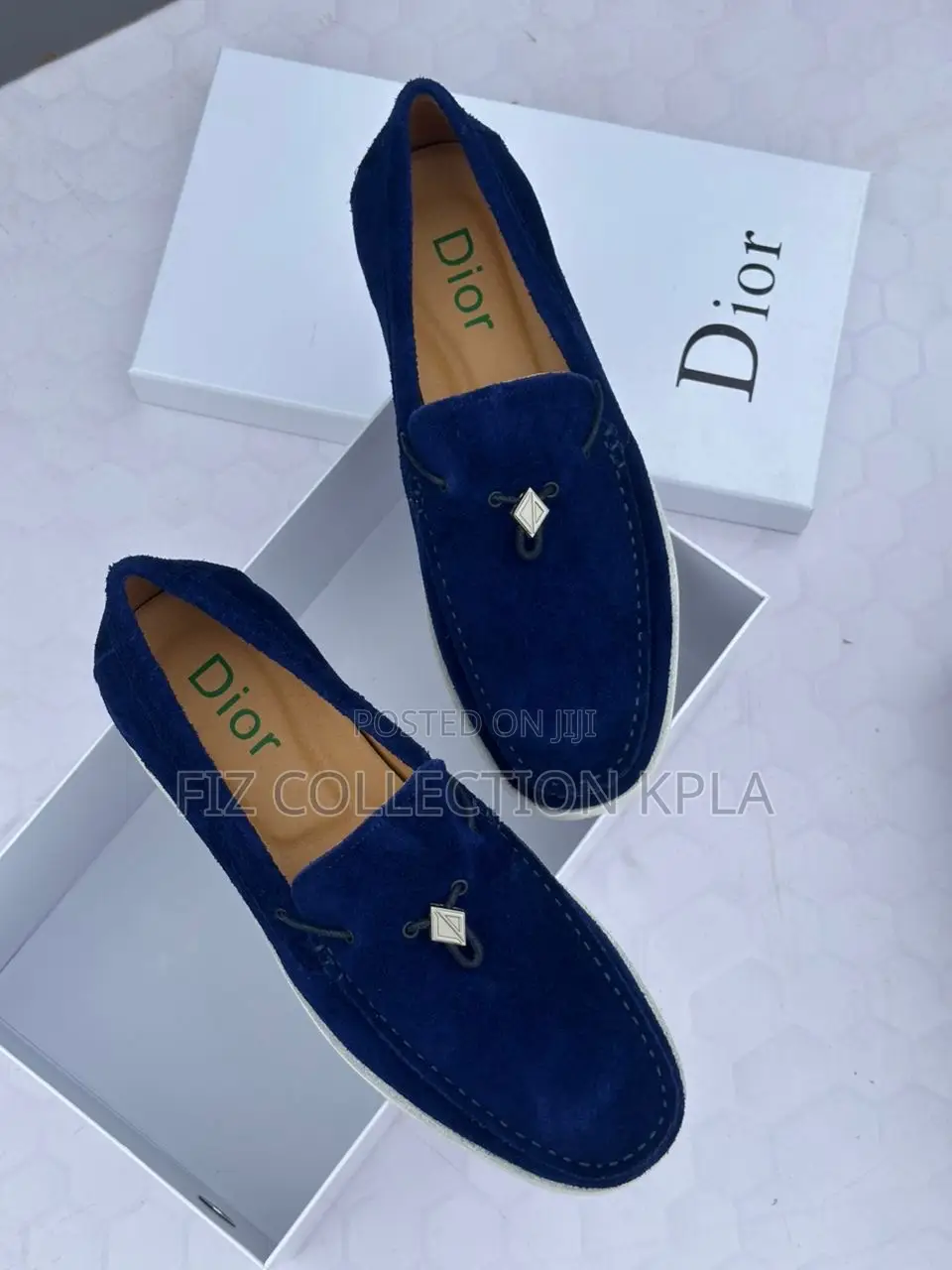 Dior Azure Suede Loafer