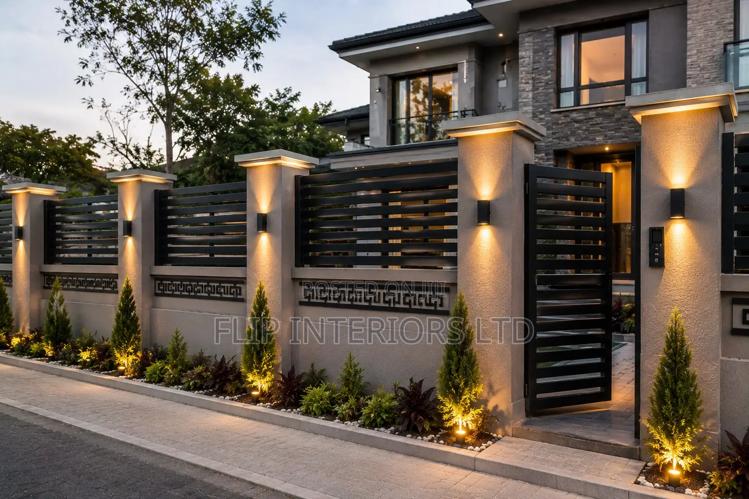 Custom Modern Fence Designs