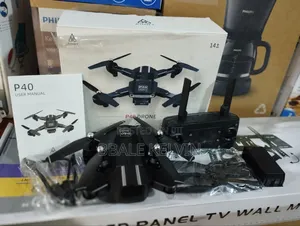 Pihot P40 Plus Foldable Drone, Featuring Dual Cameras
