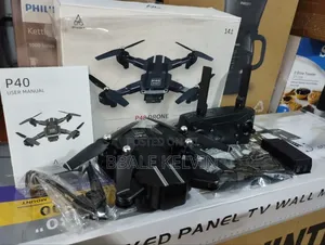 Pihot P40 Plus Foldable Drone, Featuring Dual Cameras