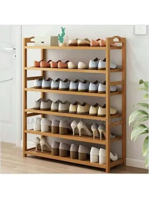 Bamboo Shoe Rack, Wooden