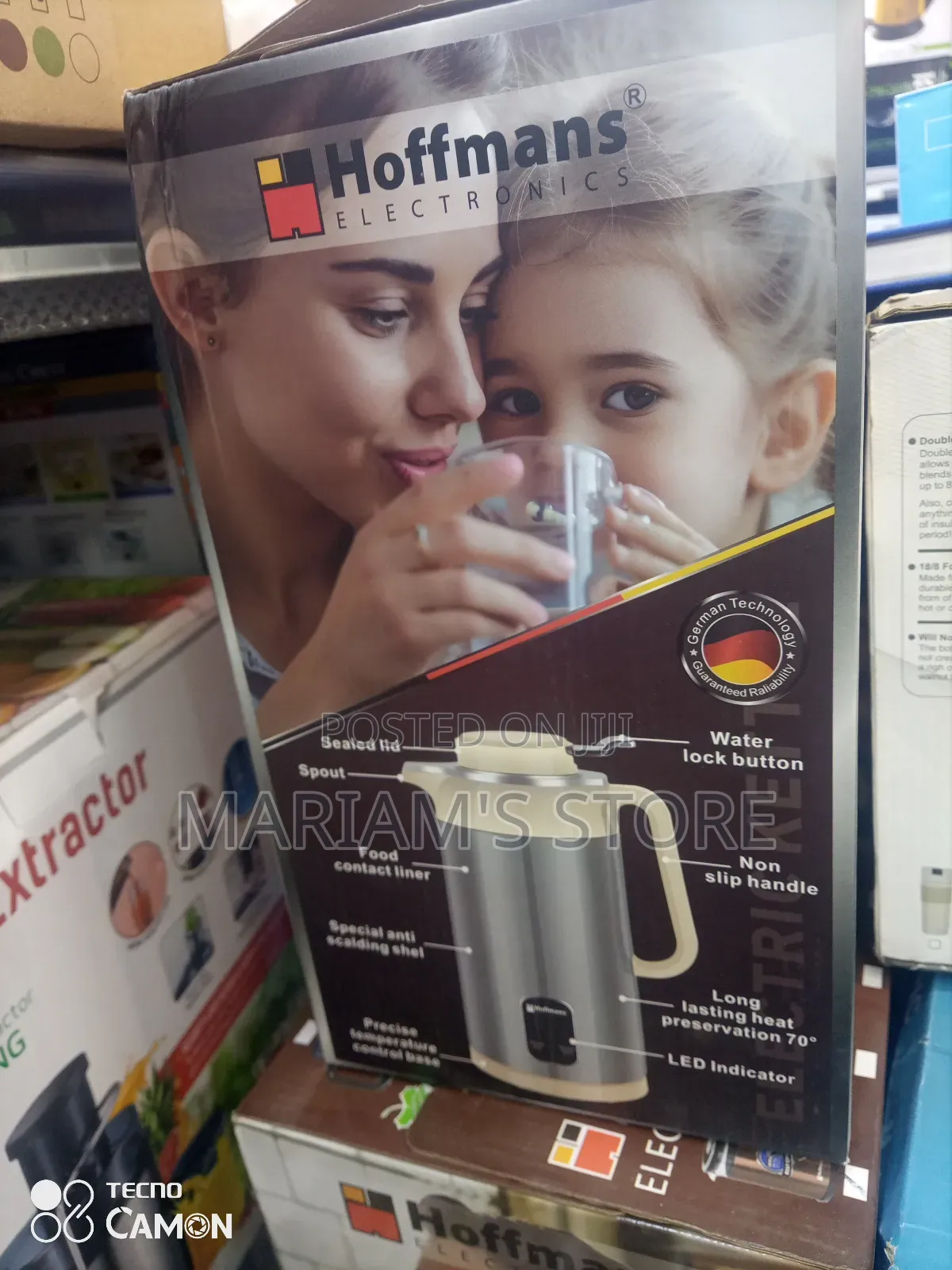 Hoffman's Electric Dual Kettle/Flask, Which Features a 2.5l Capacity,