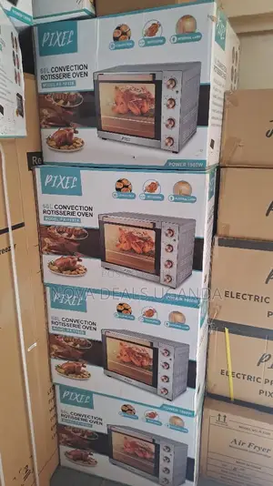 Electric Convection Oven 60l 1900w Rotisserie Grill Home Baking Oven