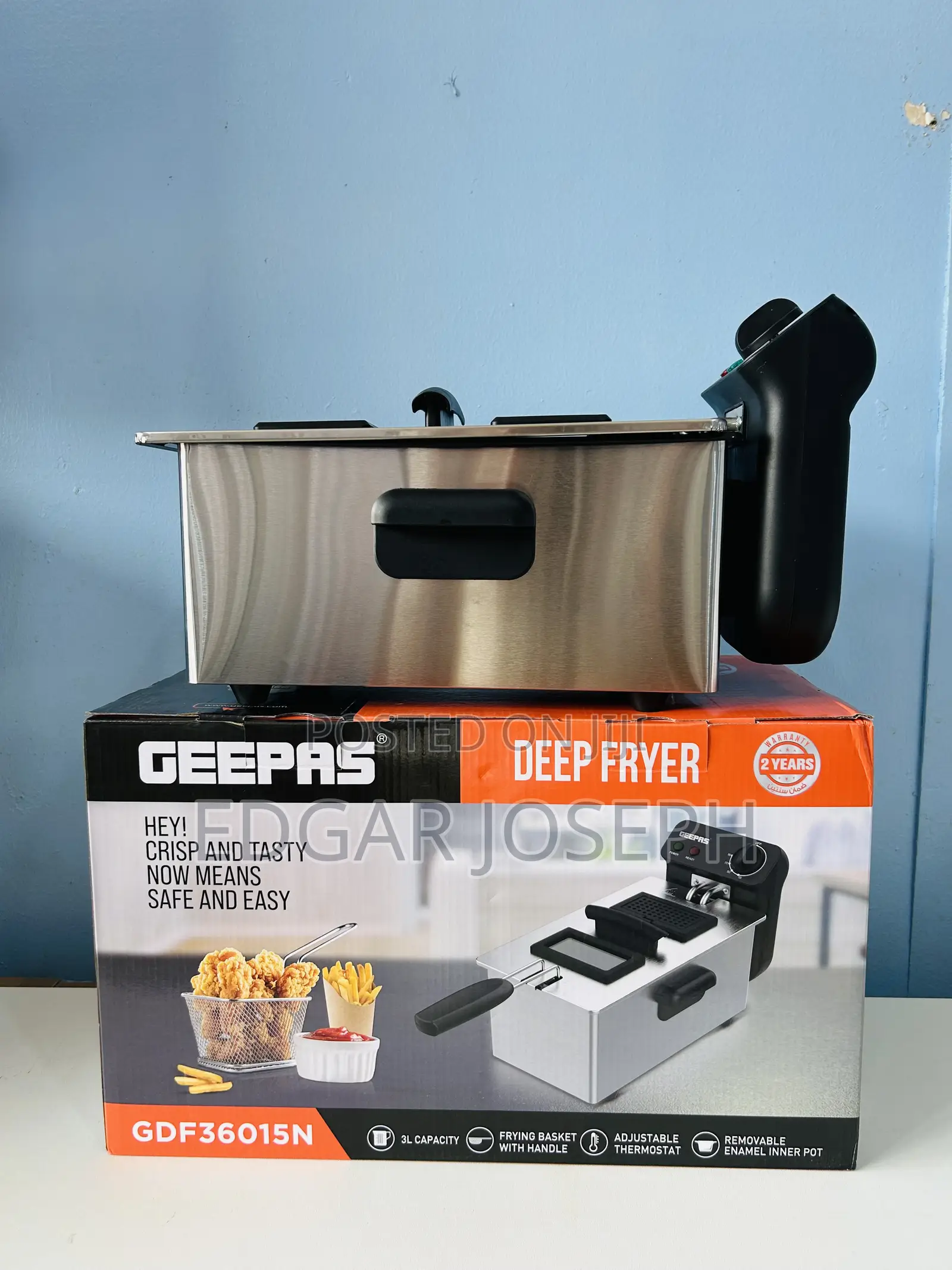 Geepas Deep Fryer 3l Single
