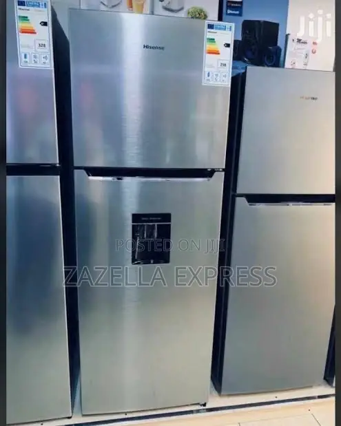 Hisense 419l Double Door Refrigerator With Dispenser