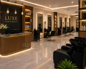 Custom Salon Space Design Installation
