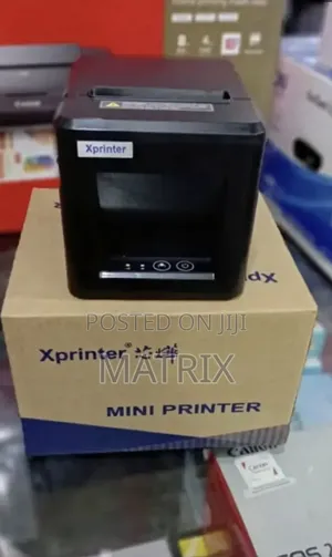 Xprinter Thermal Printer With Printer Roll 80x80mm (Pack of 50 Rolls)