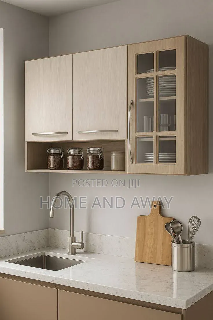Customized Upper Kitchen Cabinets From 450,000/- Per Running Meter