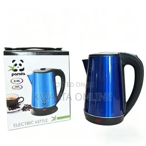 Panda 2l Electric Kettle Stainless Steel-Fast Boil Percolator-Color