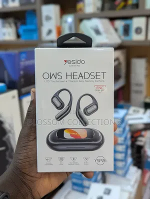 Yesido Ows Headset Wireless Earphones With LCD Touchscreen Ysp26