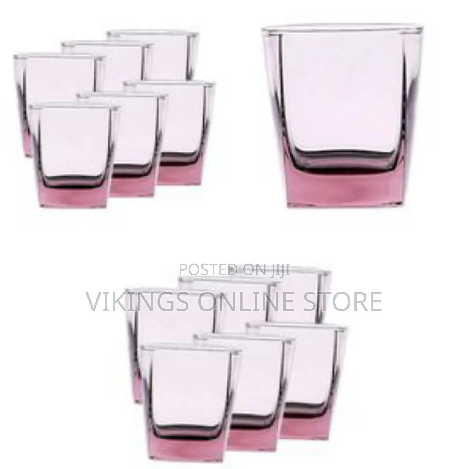 Luminarc 6 Piece Short Luminarc Multi-Functional Glasses-Purple