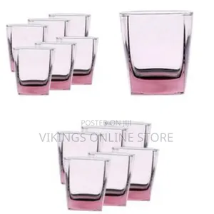 Luminarc 6 Piece Short Luminarc Multi-Functional Glasses-Purple