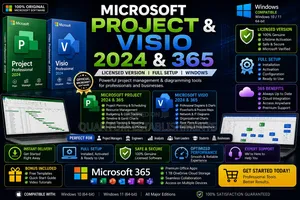 Microsoft Project Visio | Licensed Version | Full Setup | Windows