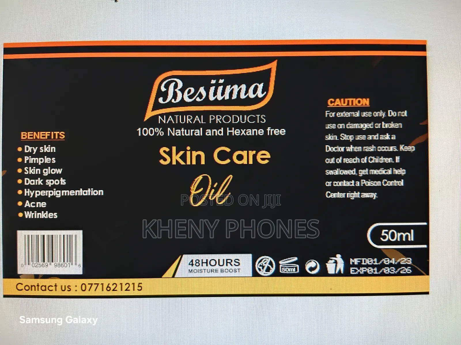 Skin Care Oil