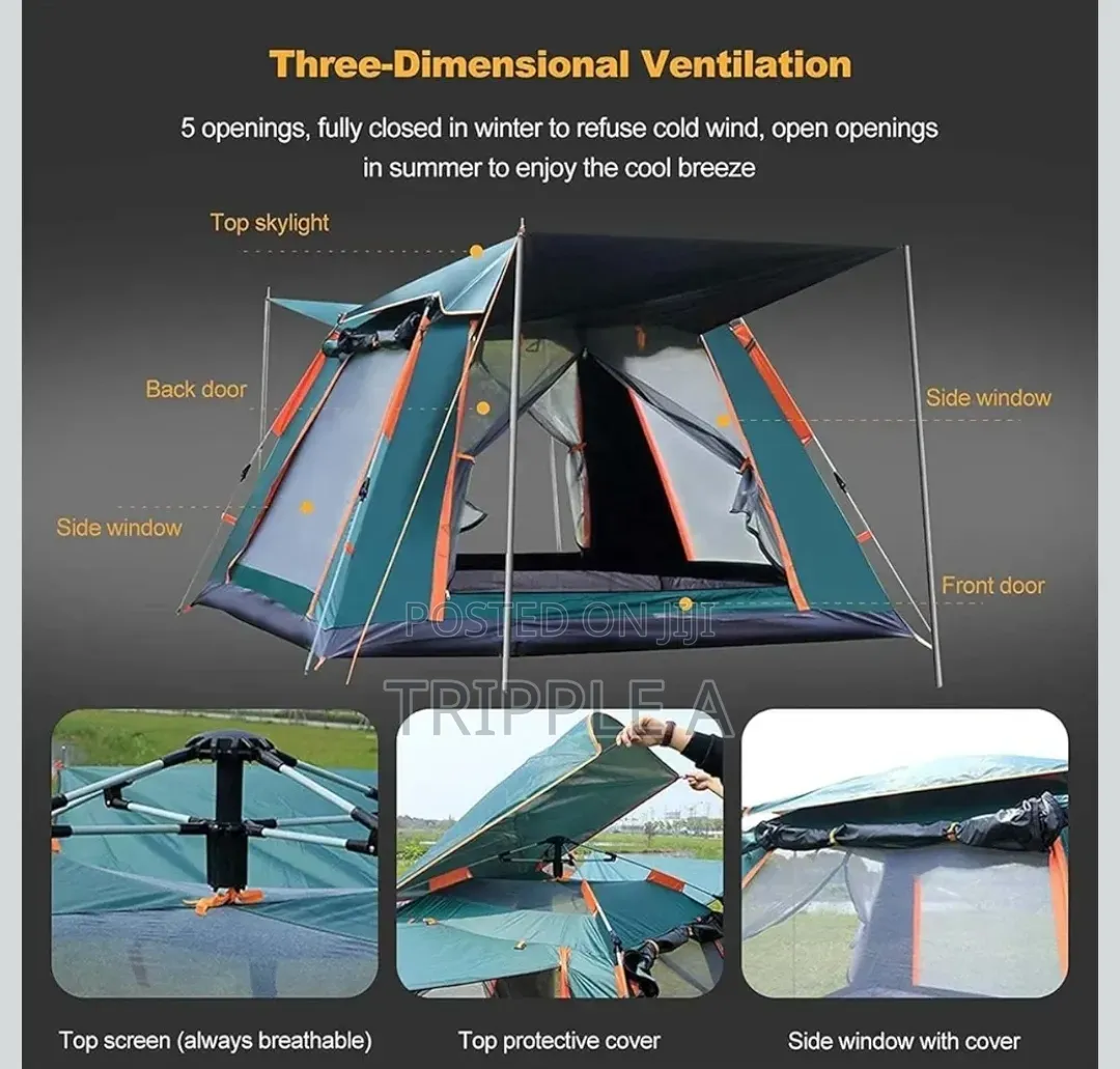 Family Automatic Camping Tent ( 6 Persons)