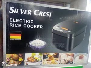 Silver Crest 5l Black Digital Electric Rice Cooker With Non-Stick Pot