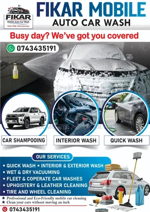 Mobile Car Washing Services