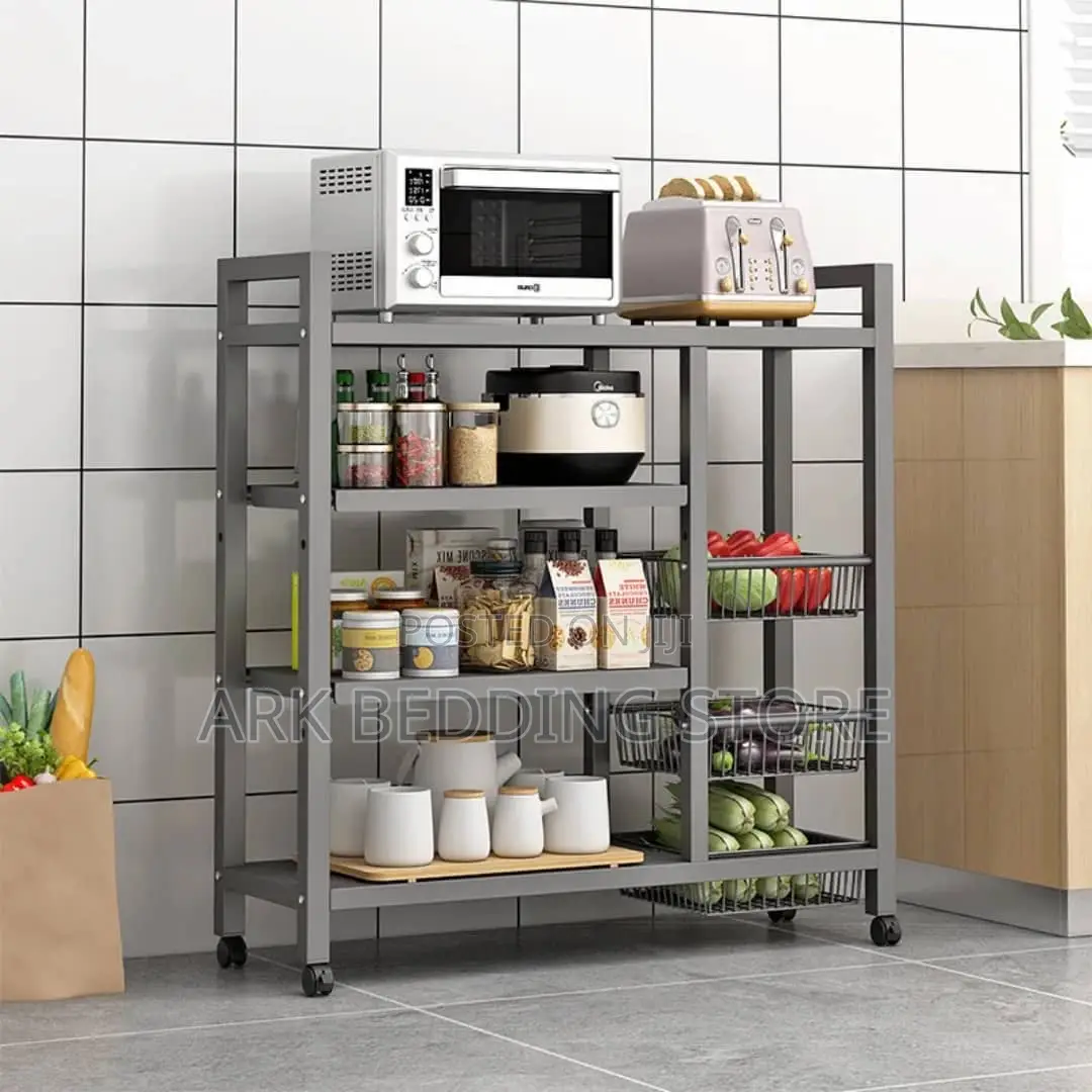 Industrial Mesh Solid Shelf Unit